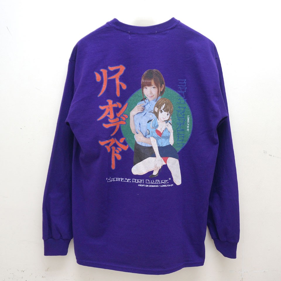 ロンリー LONELY論理 ロンT Tシャツ SOFT ON DEMAND SAKURA L/S