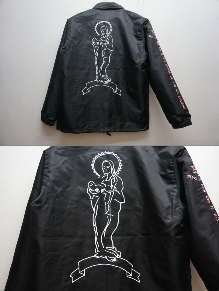 [MARK GONZALES]★24FW★韓国人気★MG RACING JACKET 마크곤잘레스(MARK GONZALES) MG RACING JACKET - BLACK