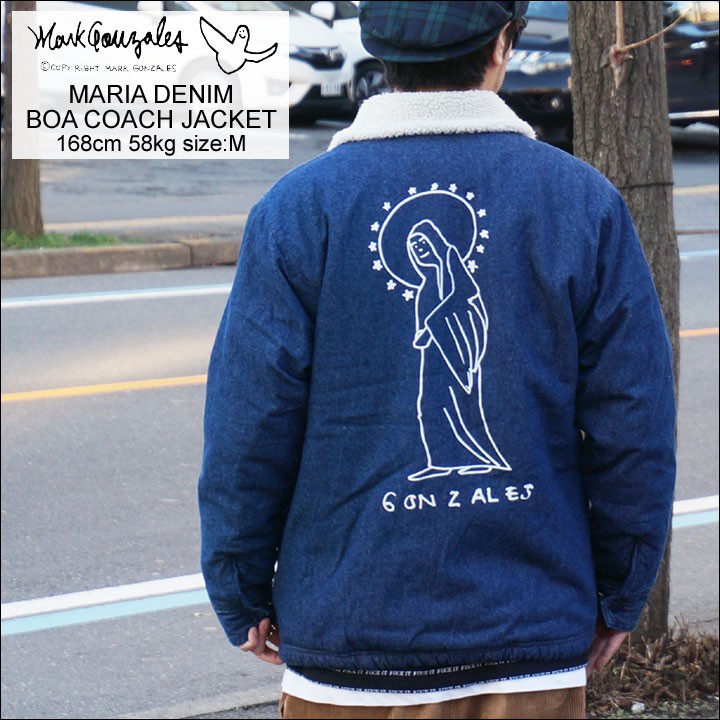 Mark Gonzales（マークゴンザレス） デニムコーチジャケット MARIA BOA