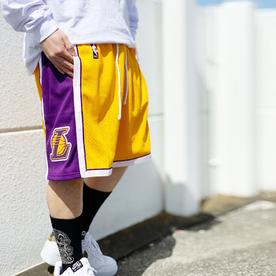 mitchell&ness Lakers shorts レイカーズ バスパン 楽天市場】▽クーポンで20%OFF▽ミッチェル＆ネス ショート