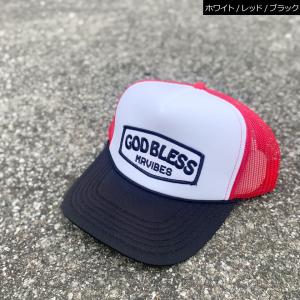 全6色 MRV by Mr.vibes メッシュキャップ GOD BLESS TRUCKER HAT...