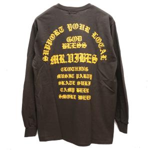 MRV by Mr.vibes ロンT Tシャツ GOD BLESS L/S Tee 長袖 オリジナ...