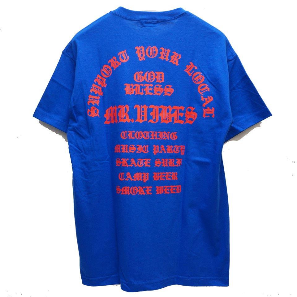 MRV by Mr.vibes Tシャツ GOD BLESS S/S Tee 半袖 オリジナル ロイ...