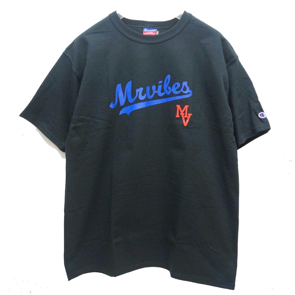 MRV by Mr.vibes Tシャツ SCRIPT S/S Tee 半袖 オリジナル ブラック/...
