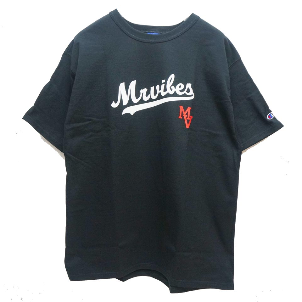 MRV by Mr.vibes Tシャツ SCRIPT S/S Tee 半袖 オリジナル ブラック/ホワイト 黒 BLACK｜mr-vibes｜02