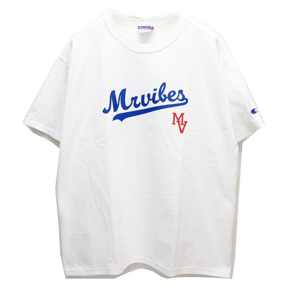 MRV by Mr.vibes Tシャツ SCRIPT S/S Tee 半袖 オリジナル ホワイト ...