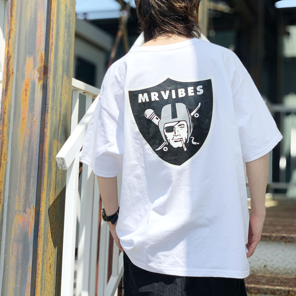MRV by Mr.vibes Tシャツ RA SCRIPT S/S Tee 半袖 オリジナル ホワ...