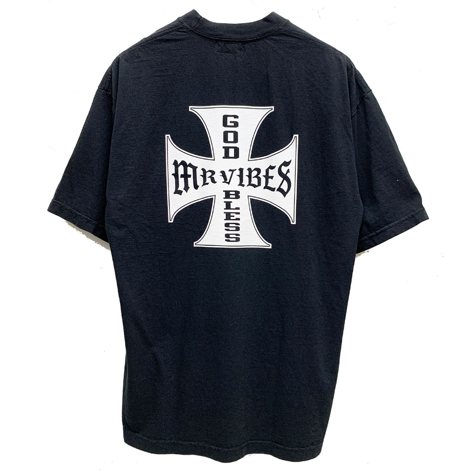 MRV by Mr.vibes Tシャツ IRON CROSS S/S Tee  半袖 オリジナル ブラック 黒 BLACK｜mr-vibes｜02