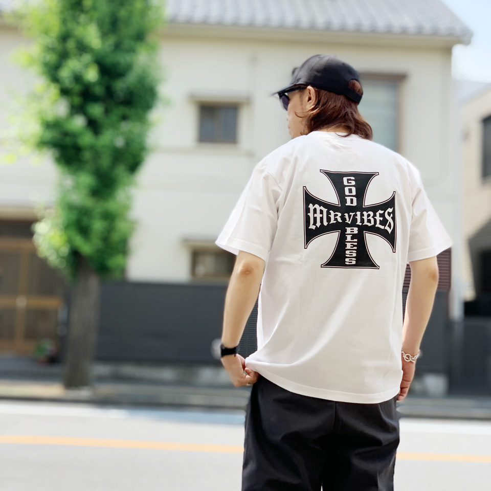 MRV by Mr.vibes Tシャツ IRON CROSS S/S Tee 2025 半袖 オリジナル