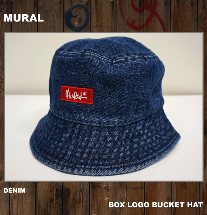 MURAL □MURAL[ミューラル] バケットハット BOX LOGO BUCKET HAT