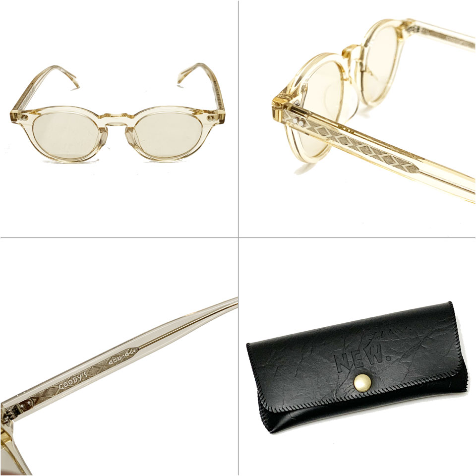 ニュー NEW. サングラス GOODY'S C-4 グッディーズ ベージュ BEIGE