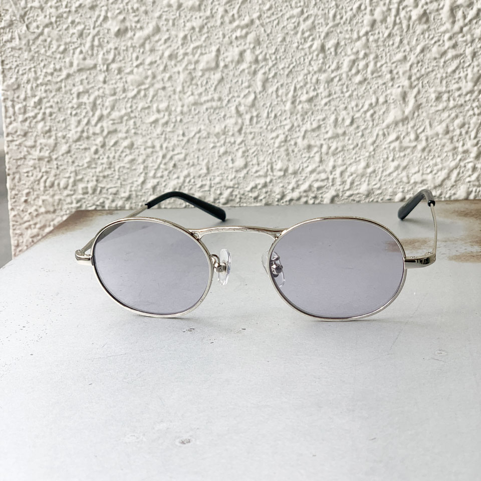 シルバーオーバルフレームサングラス Ray-Ban オーバルフレーム サングラス | シルバートーン