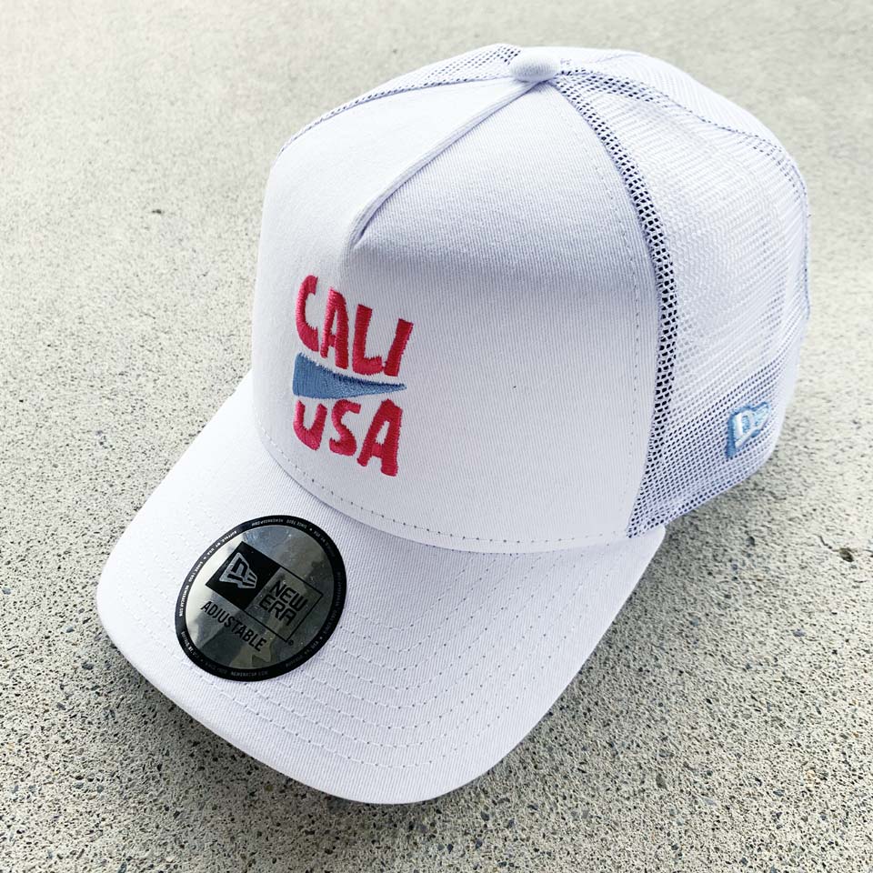 ニューエラ NEW ERA キャップ 9FORTY A-Frame TRUCKER CAP - LA SERIES ロサンゼルス メッシュキャップ  トラッカーキャップ ホワイト 白 WHITE