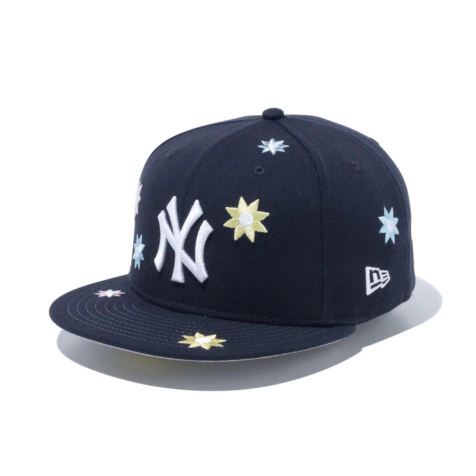 NEW ERA ニューエラ キャップ 59FIFTY MLB Flower Embroidery NY