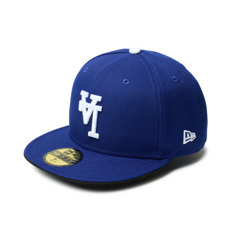 ニューエラ NEW ERA キャップ 59FIFTY MLB Upside Down ロサンゼルス・ドジャース ダークロイヤル ブルー 青 | NEW ERA | 01