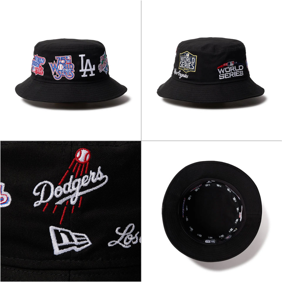 NEW ERA ニューエラ バケットハット BUCKET-01 MLB Many Patch