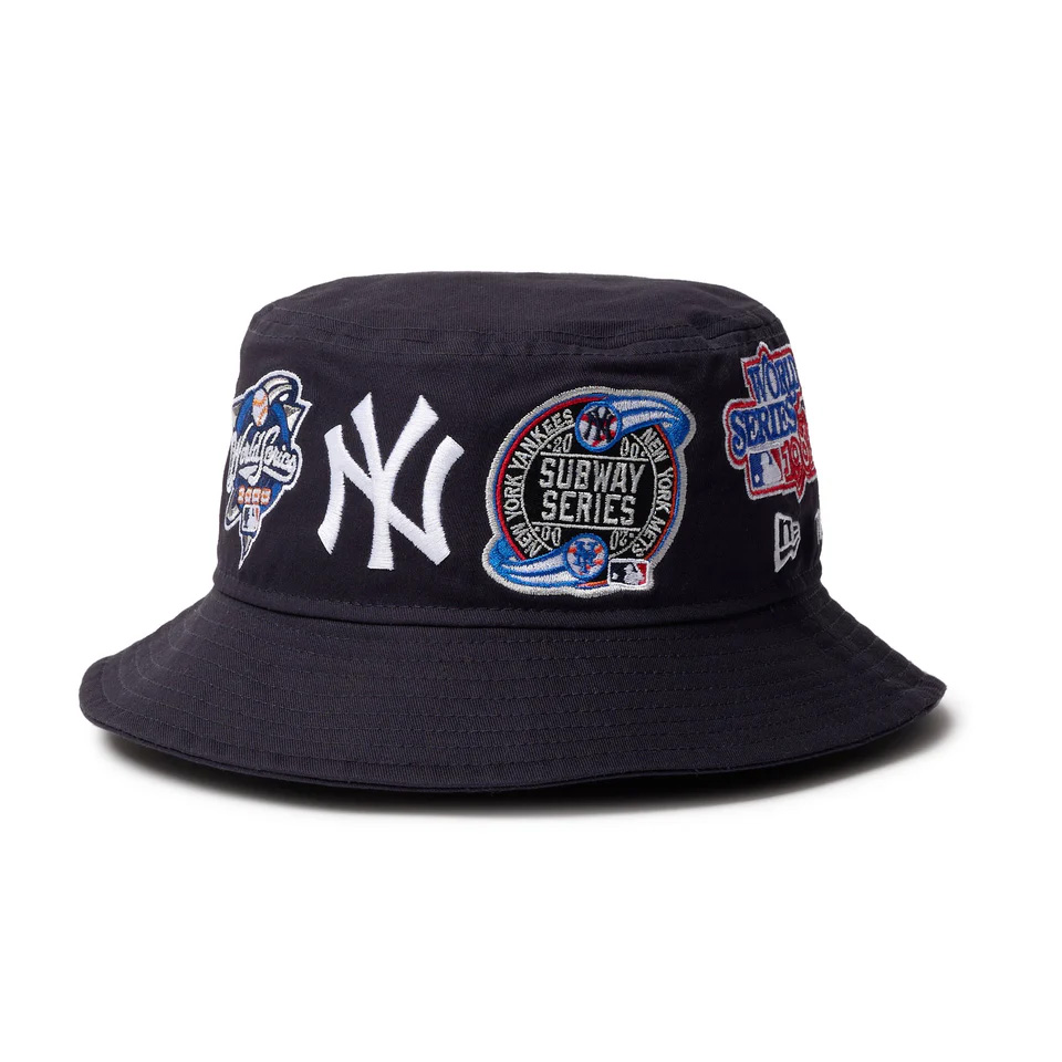 NEW ERA ニューエラ バケットハット BUCKET-01 MLB Many Patch