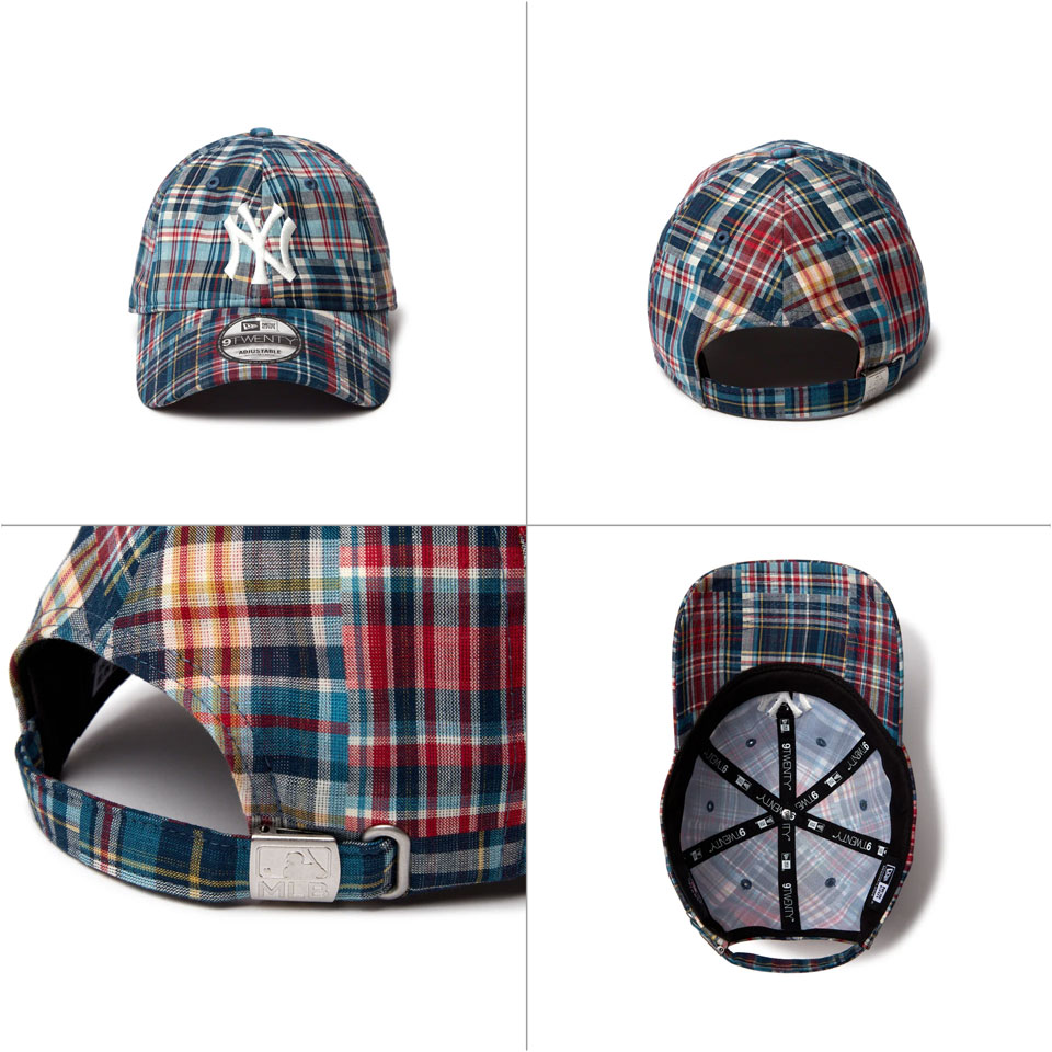 (NEWERAXMACHATT) 9TWENTYキャップ（チェック） NEW ERA（ニューエラ） ローキャップ 帽子 9TWENTY MLB Patchwork CAP