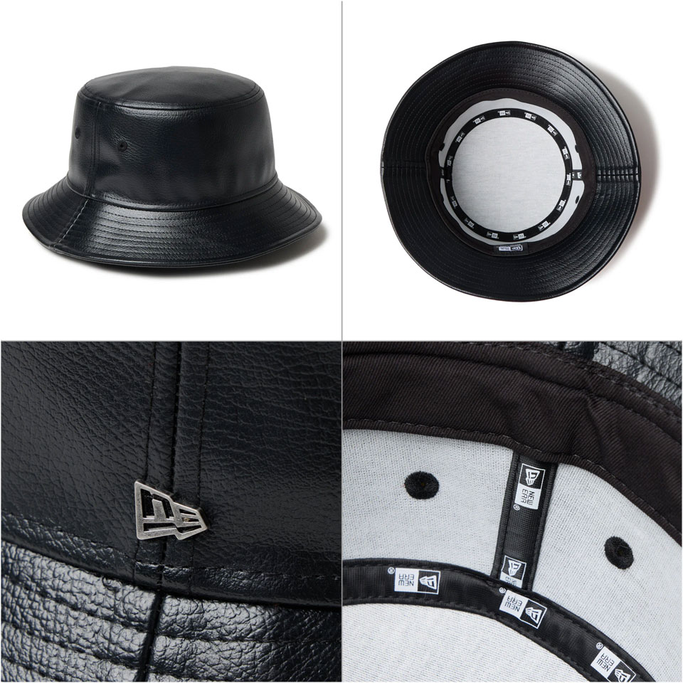 NEW ERA（ニューエラ） バケットハット BUCKET-01 Synthetic Leather