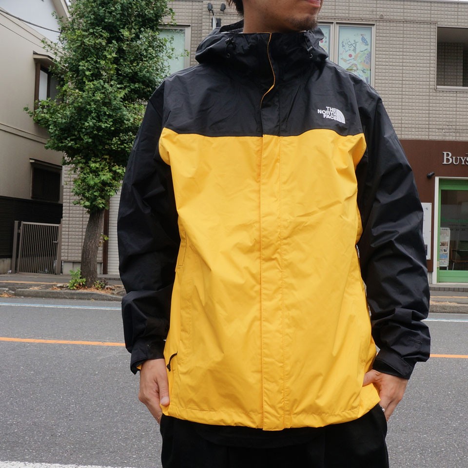 US企画 ノースフェイス THE NORTHFACE ナイロンジャケット VENTURE JACKET イエロー 黄色 YELLOW