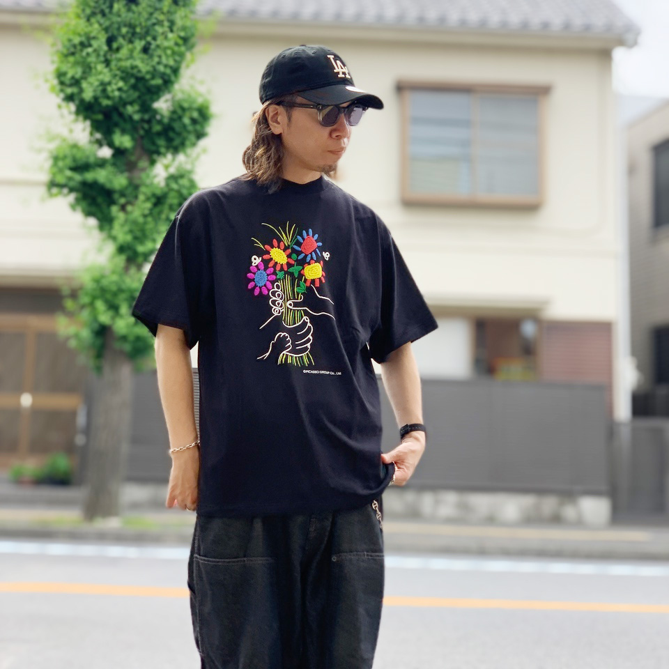 全2色 ノット オーイーエム NOT OEM Tシャツ BOUQUIET S/S Tee PICASSO