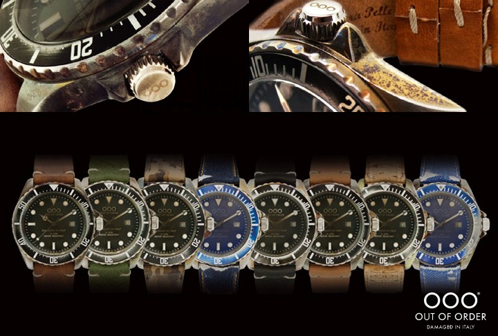 □OUT OF ORDER ［アウトオブオーダー］ VINTAGE DAMAGED WATCH