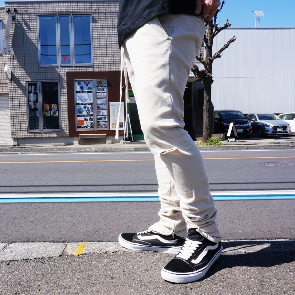 パックサン PAC SUN ジップジョガーパンツ DROP SKINNY JOGGER PANTS