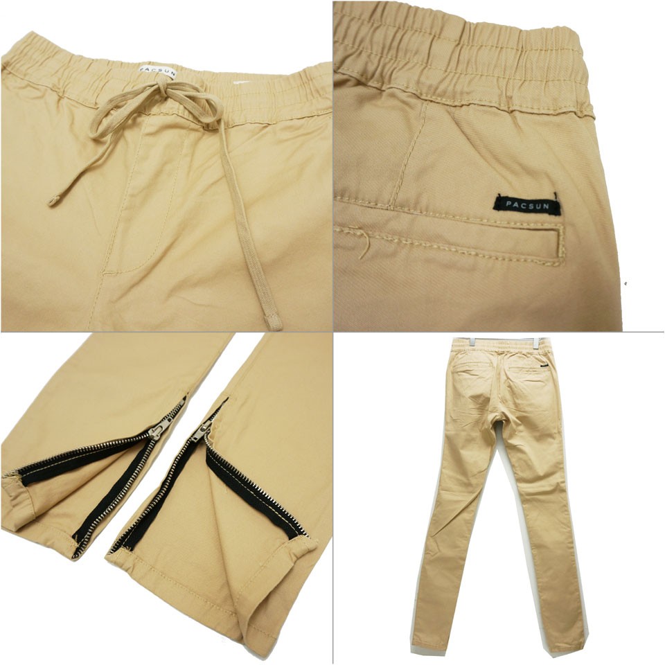 パックサン PAC SUN ジップジョガーパンツ DROP SKINNY JOGGER PANTS