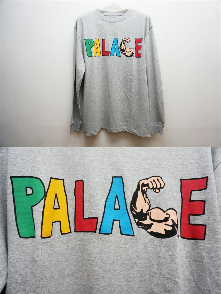 PALACE SKATEBOARDS パレス Tシャツ MUSCLE L/S Tee ロンT