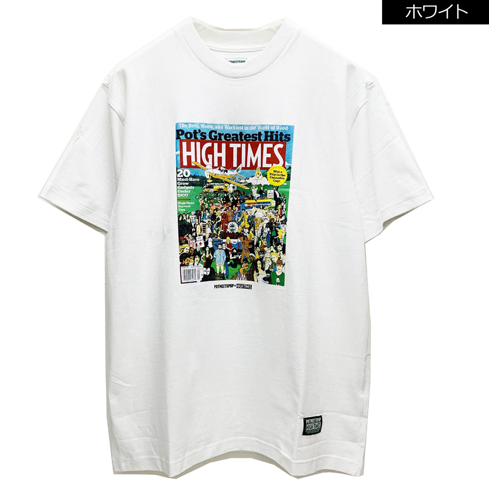 全2色 ポットミーツポップ POT MEETS POP Tシャツ PMP × HIGH TIMES
