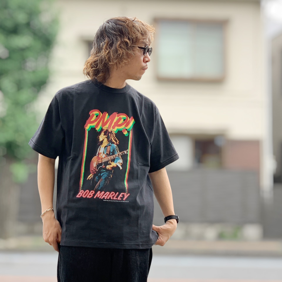 ポットミーツポップ POT MEETS POP Tシャツ Bob Marley PMP LIVE! SS