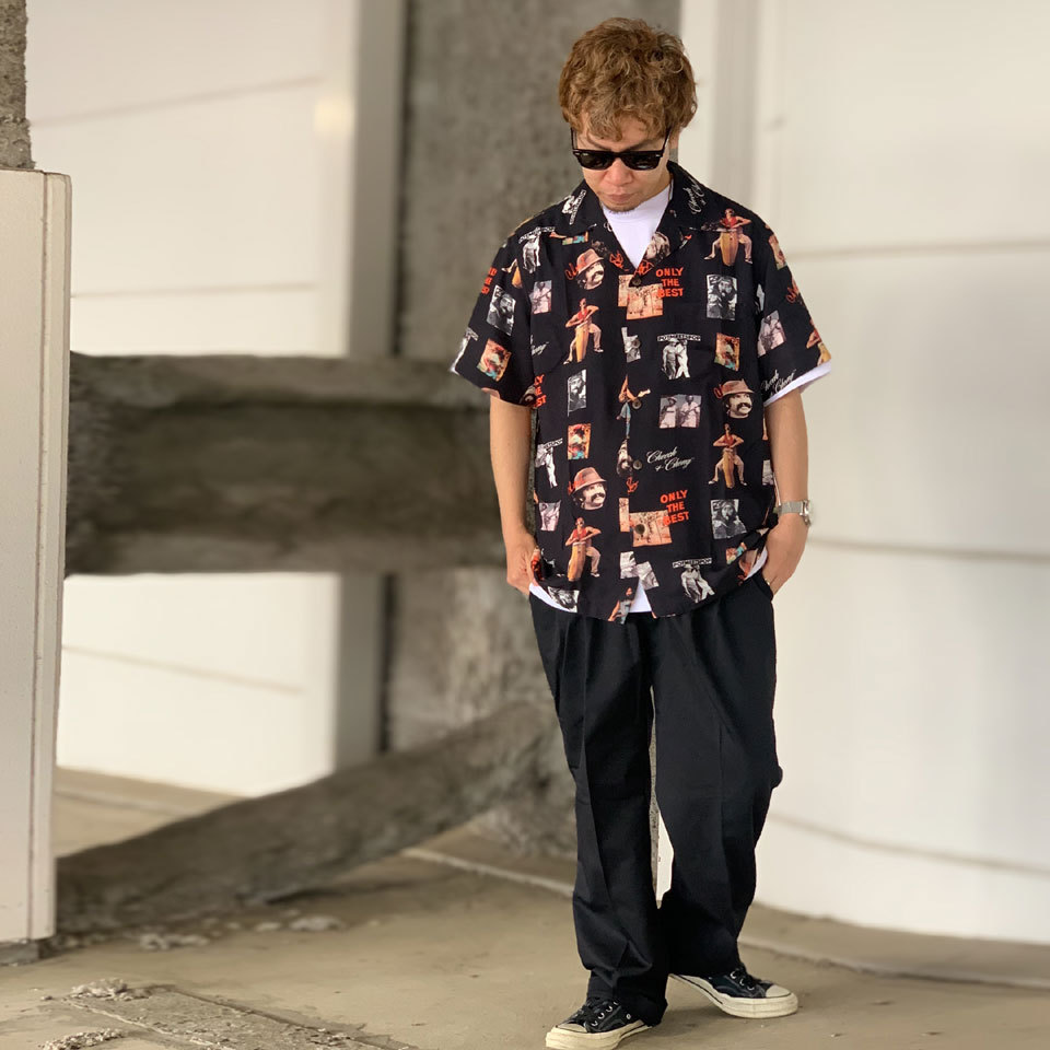Cheech & Chong チーチ&チョン　アロハ　オープンカラー オンラインショップ限定】リラクシングオープンカラーシャツ