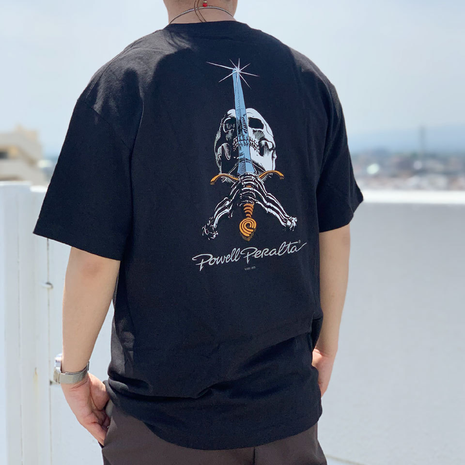 全2色 パウエルペラルタ POWELL PERALTA Tシャツ SKULL&SWORD S/S Tee ブラック ミリタリーグリーン ブラック 黒  定番 : powell2103 : Mr-vibes - 通販 - Yahoo!ショッピング