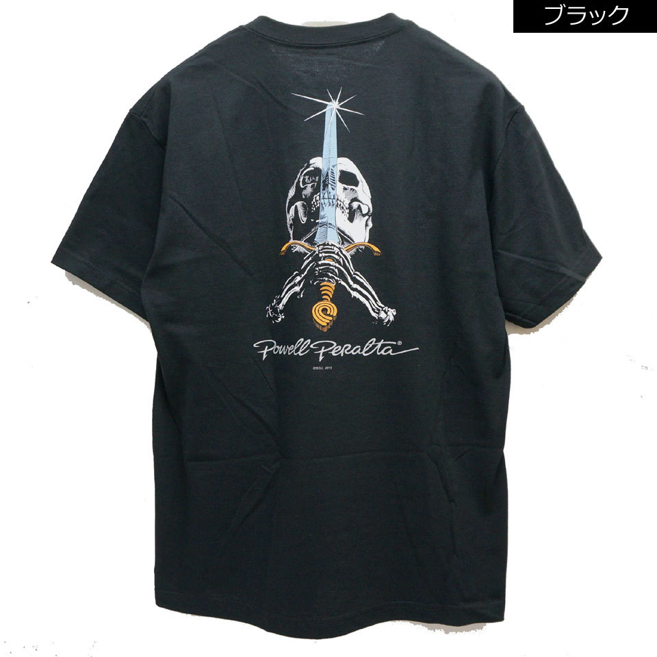 全2色 パウエルペラルタ POWELL PERALTA Tシャツ SKULL&amp;SWORD S/S T...