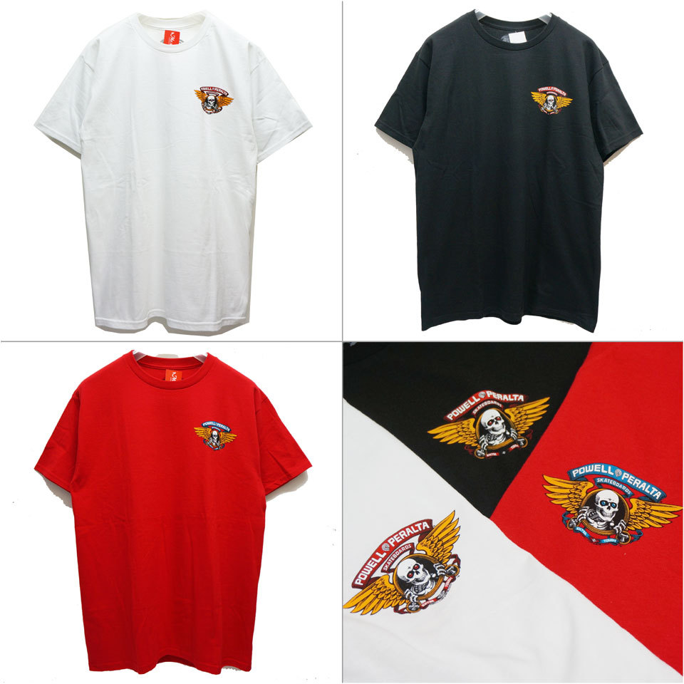 全3色 パウエルペラルタ POWELL PERALTA Tシャツ WINGED RIPPER S/S Tee スケルトン ホワイト ブラック レッド  白 黒 赤 定番 : powell2107 : Mr-vibes - 通販 - Yahoo!ショッピング