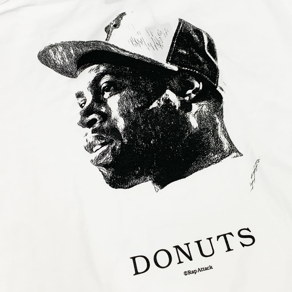 全2色 ラップアタック RAP ATTACK Tシャツ DONUTS S/S BIG Tee J.DILLA