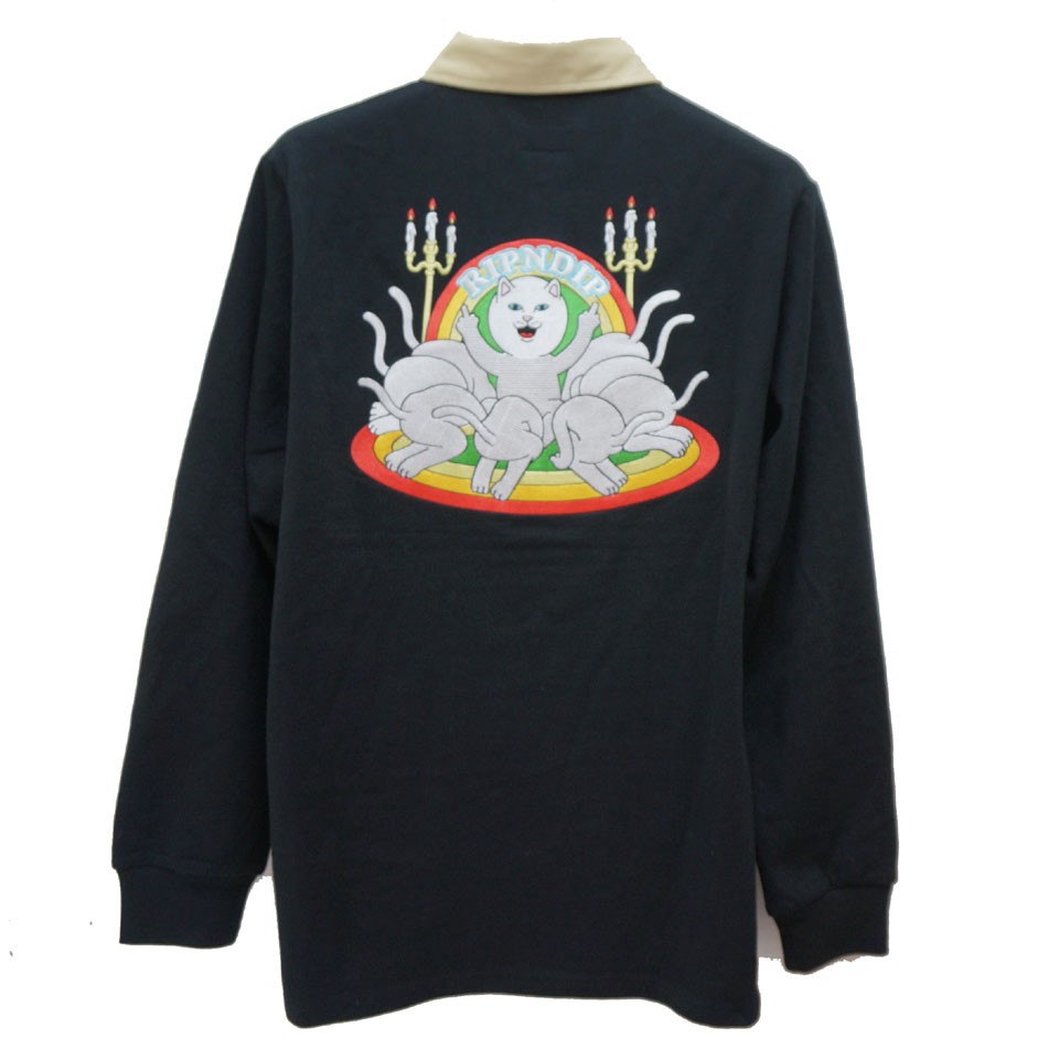 リップンディップ RIPNDIP ポロシャツ ラガーシャツ PRAISE POLO