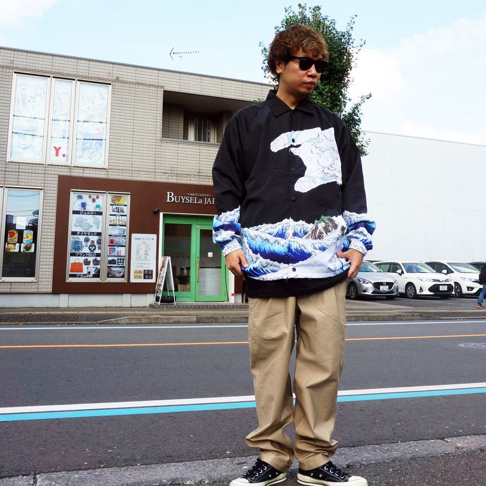 RIPNDIP リップンディップ コーチジャケット GREATEST WAVE