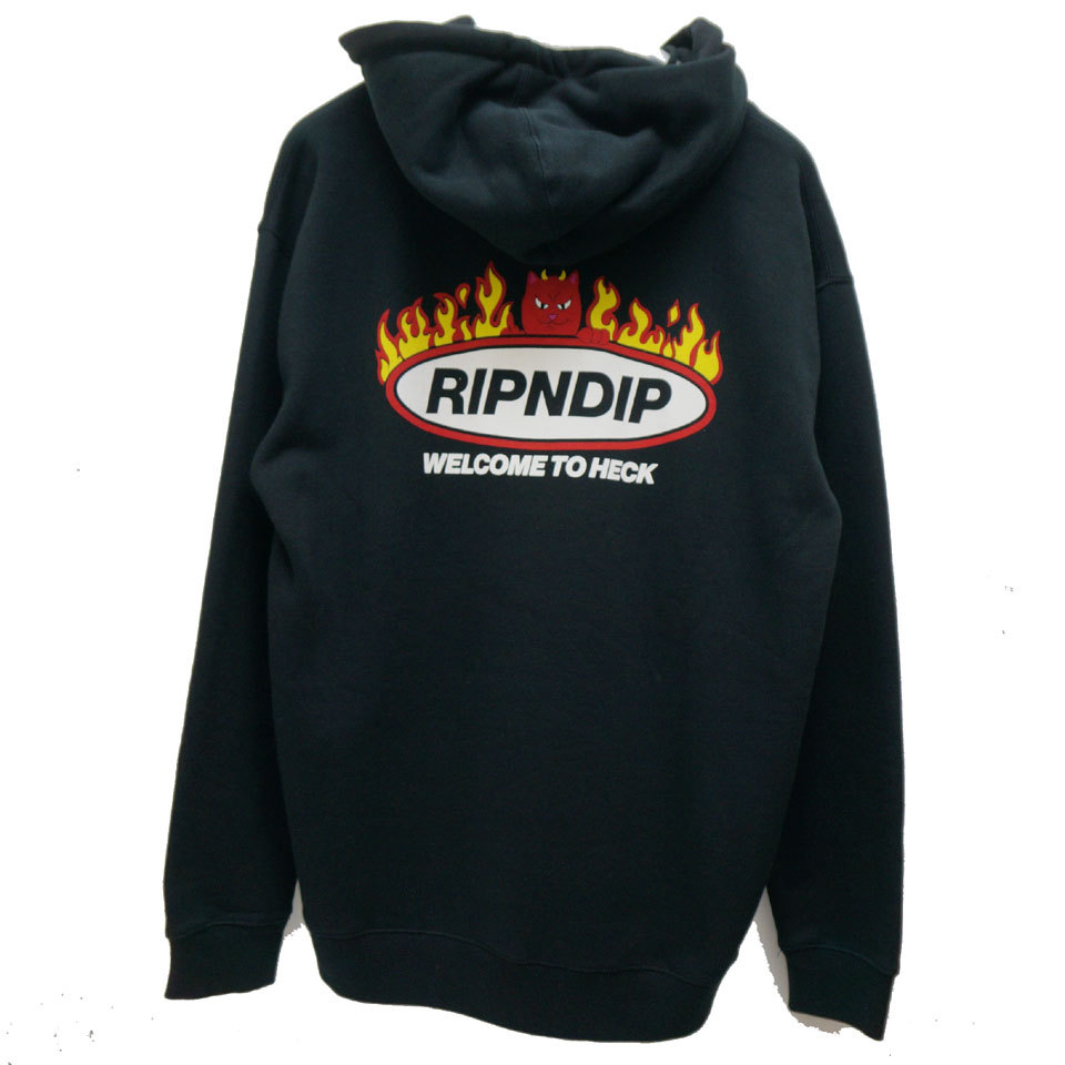 リップンディップ RIPNDIP パーカー WELCOME TO HECK HOODIE