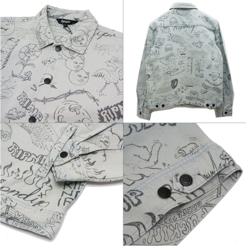 RIPNDIP（リップンディップ） デニムジャケット SHARPIE DENIM JACKET