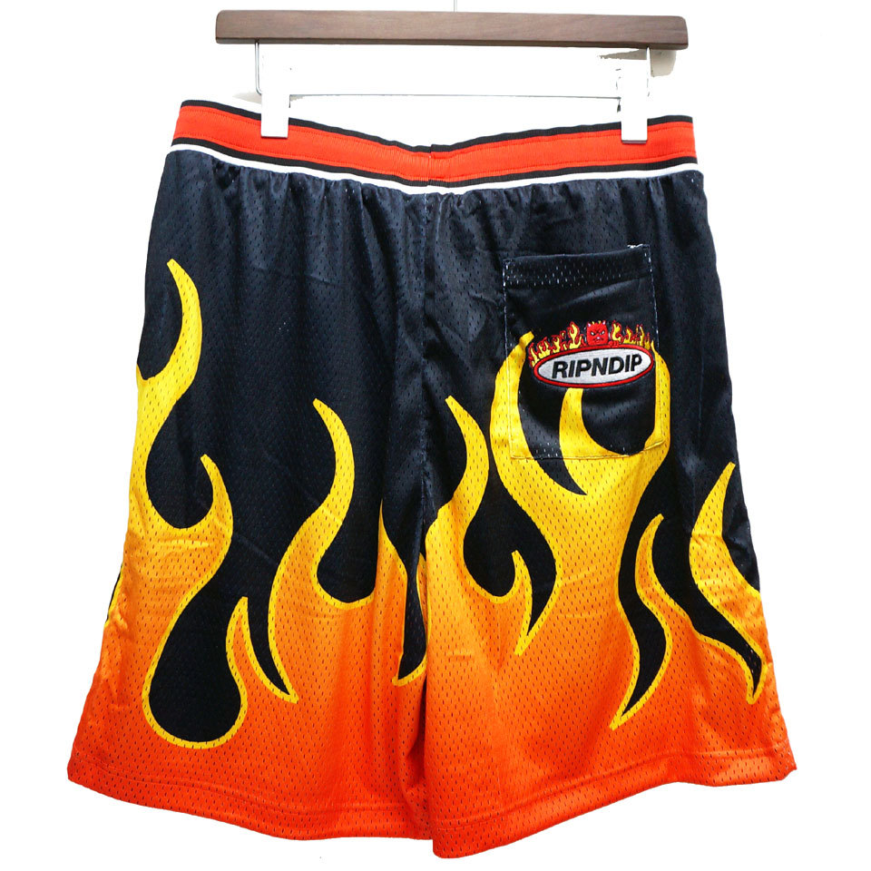 ウェア RIPNDIP BASKETBALL SHORTS We Come In Peace Basketball Shorts (Black) – RIPNDIP