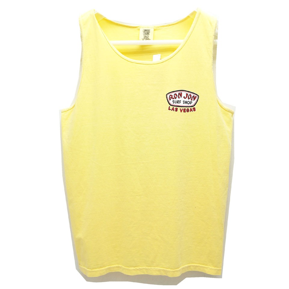 古着　RON JON SURF SHOP ロンジョン タンクトップ L 白　短丈 古着 RON JON SURF SHOP ロンジョン タンクトップ L 白 短丈
