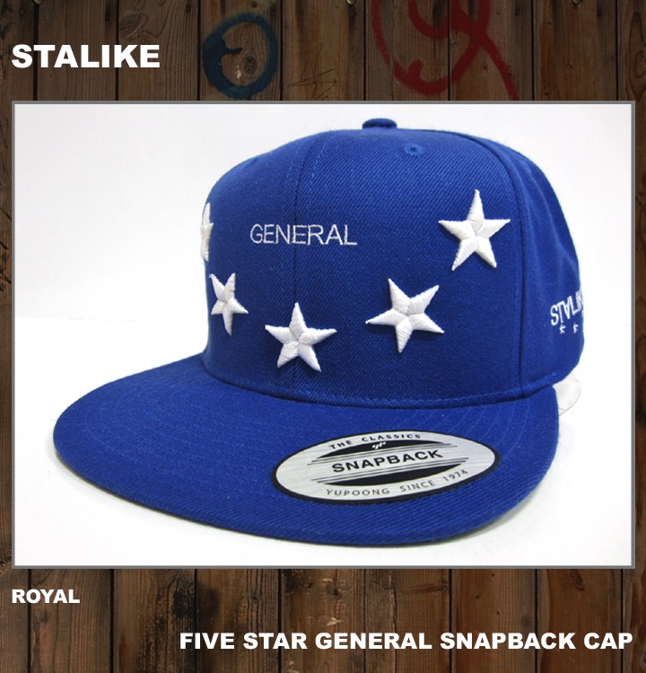 STALIKE[スタライク] FIVE STAR GENERAL SNAP BACK CAP スナップバック
