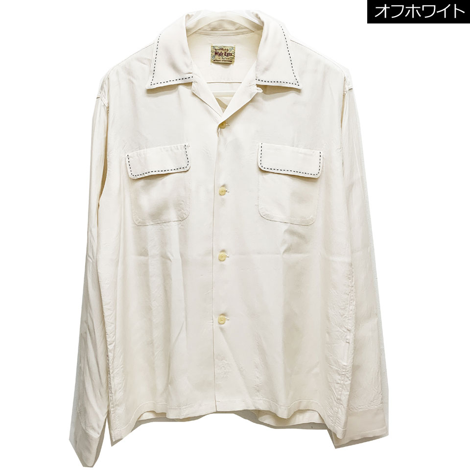 STYLE EYES 全2色 スタイルアイズ レーヨンシャツ ボウリング