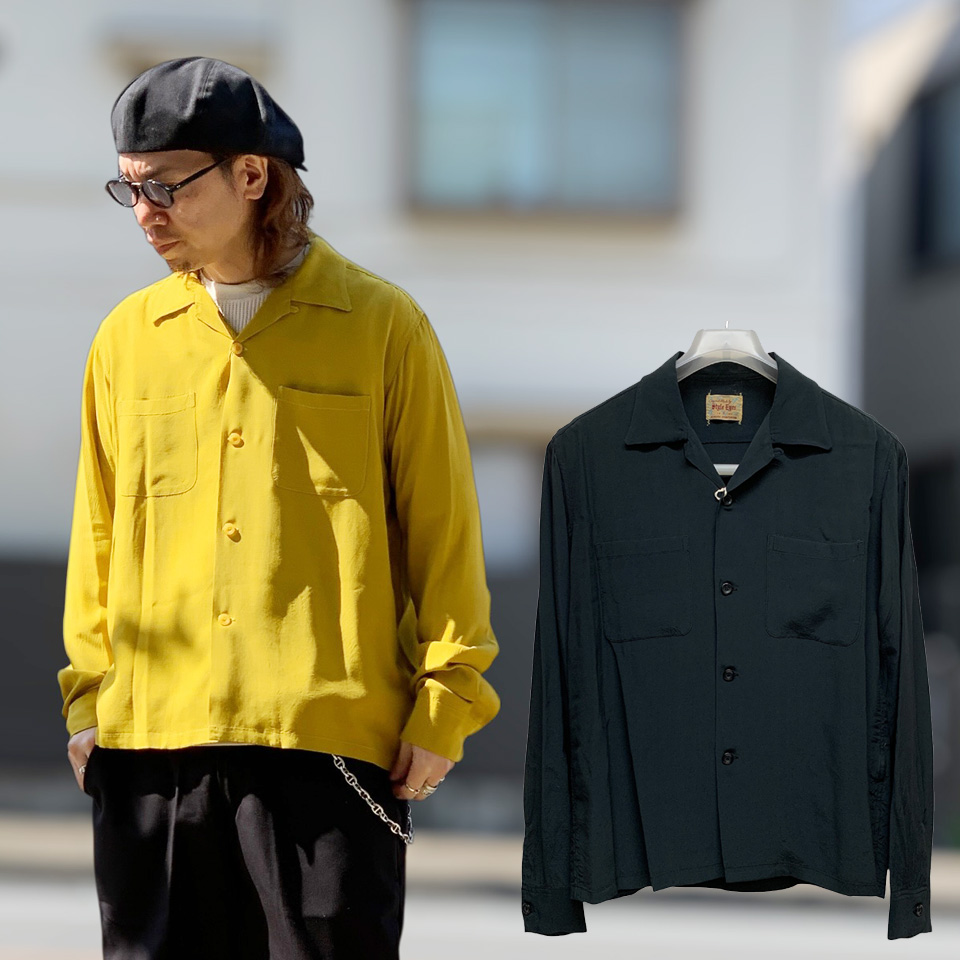 STYLE EYES（スタイルアイズ） 全2色 レーヨンシャツ ボウリングシャツ