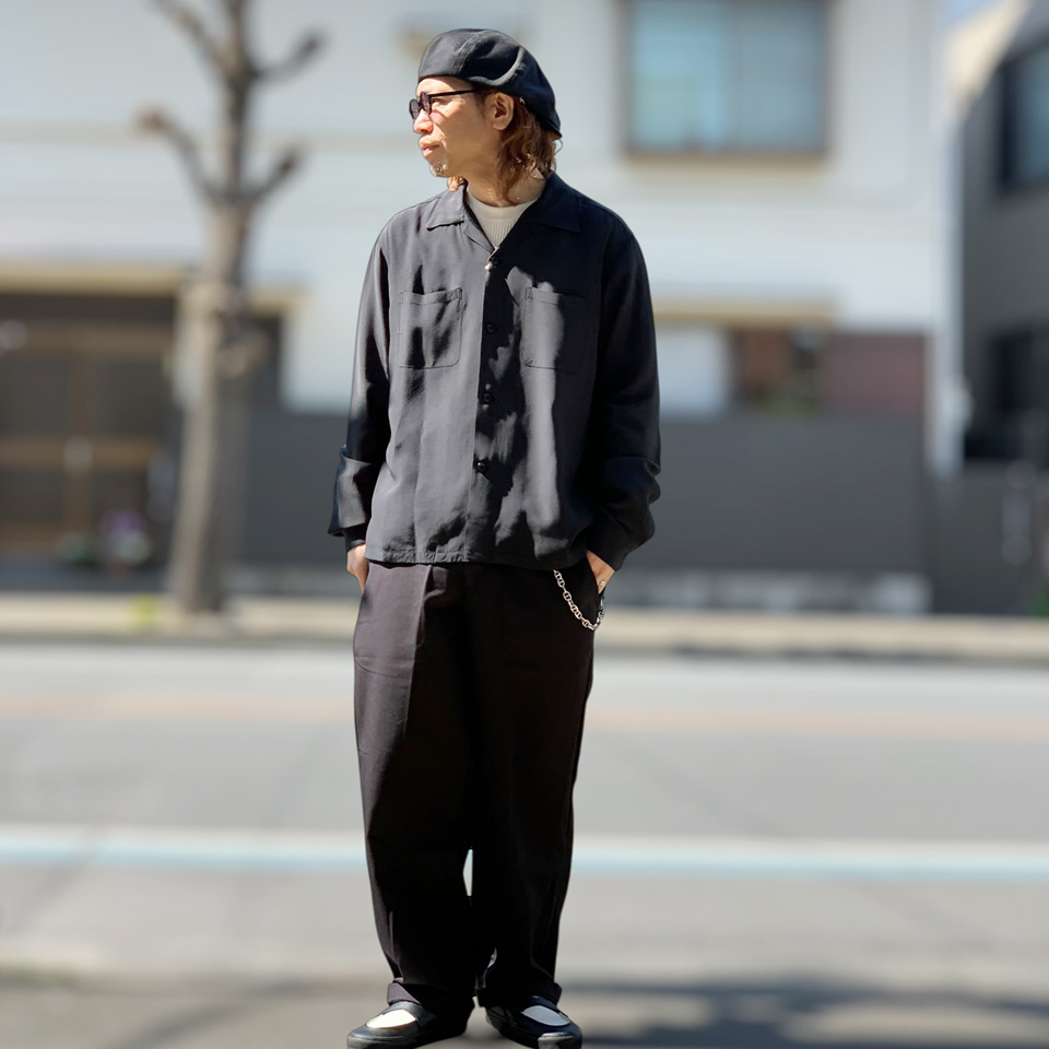 STYLE EYES（スタイルアイズ） 全2色 レーヨンシャツ ボウリングシャツ