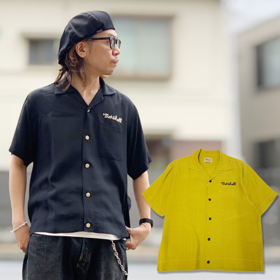 STYLE EYES（スタイルアイズ） 全2色 レーヨンシャツ ボウリングシャツ