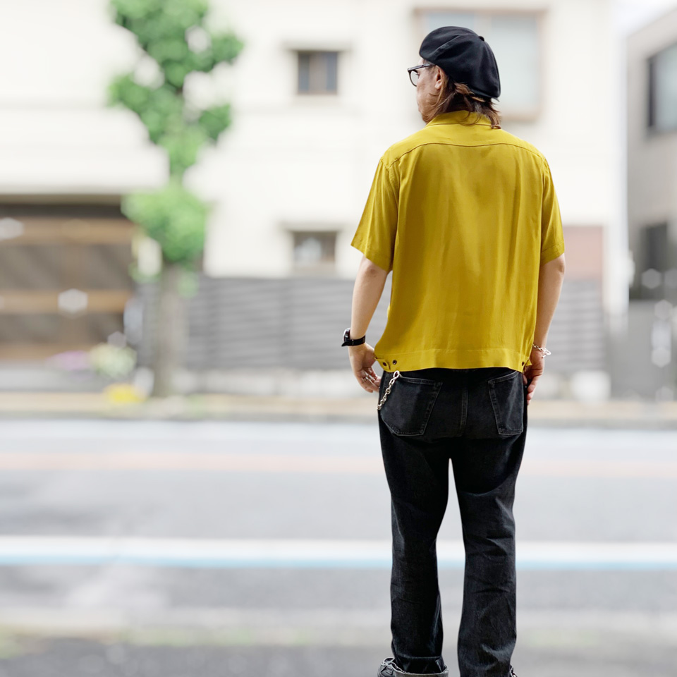 STYLE EYES（スタイルアイズ） 全2色 レーヨンシャツ ボウリングシャツ