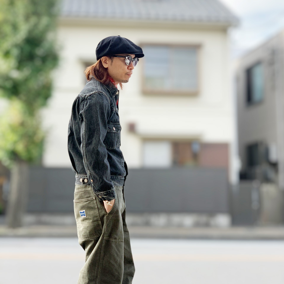 SUGAR CANE シュガーケーン デニムジャケット Gジャン 14.25oz. BLACK