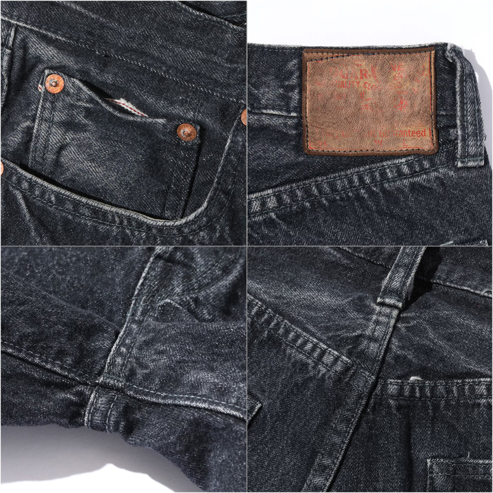 SUGAR CANE シュガーケーン デニム ジーンズ 14.25oz. BLACK DENIM